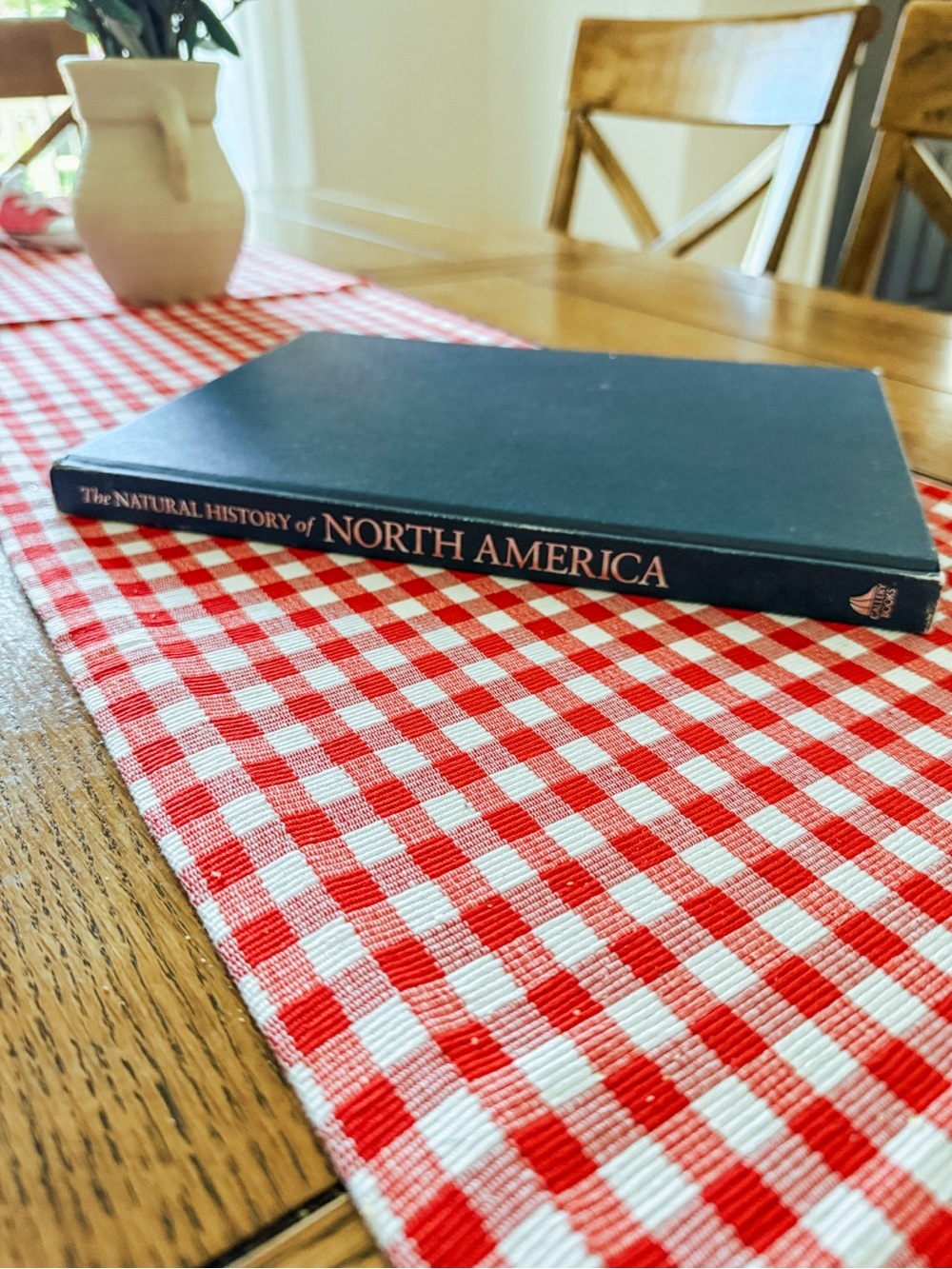 Classic Navy Hardcover Coffee Table Book - The Natural History of North America